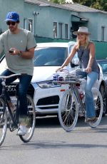 MALIN AKERMAN Out for Bike Ride in Venice Beach 05/10/2020