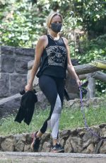 MALIN AKERMAN Out with her Dog in Los Angeles 05/11/2020
