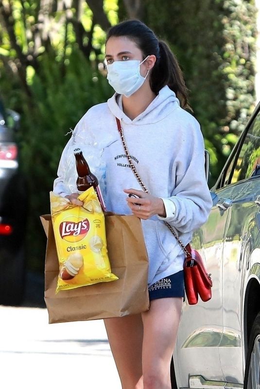 MARGARET QUALLEY Arrives at a Cinco De Mayo Party in Los Angeles 05/05/2020