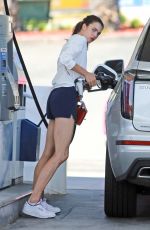 MARGARET QUALLEY at a Gas Station in Los Angeles 05/13/2020