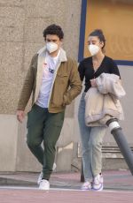 MARIA PEDRAZA and Jaime Lorente Wearing Masks Out in Madrid 05/18/2220
