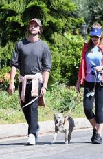 MARIA SHRIVER and Patrick Schwarzenegger Out with Their Dogs in Brentwood 05/10/2020