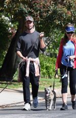 MARIA SHRIVER and Patrick Schwarzenegger Out with Their Dogs in Brentwood 05/10/2020