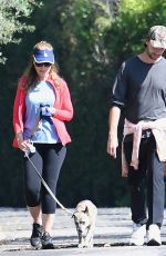 MARIA SHRIVER and Patrick Schwarzenegger Out with Their Dogs in Brentwood 05/10/2020