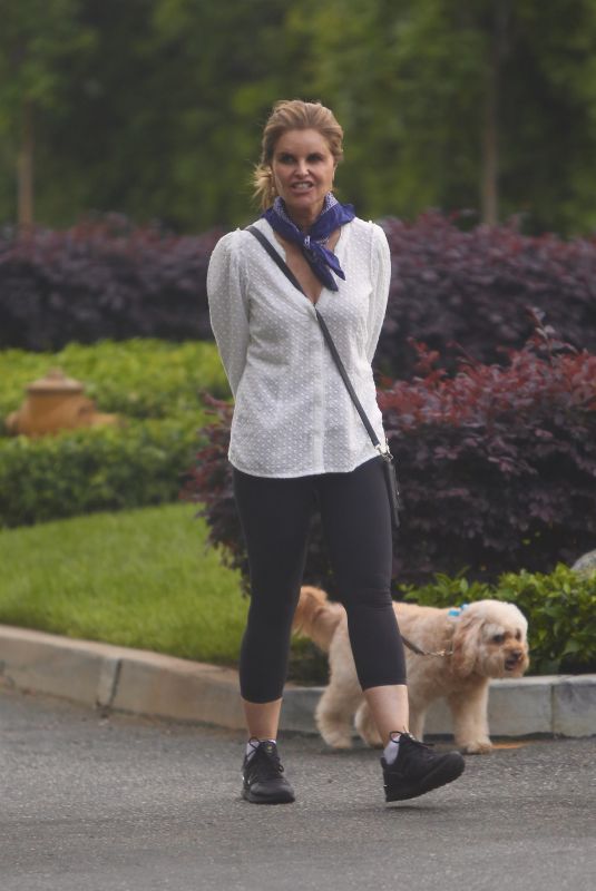 MARIA SHRIVER Out with Her Dog Brentwood 05/07/2020