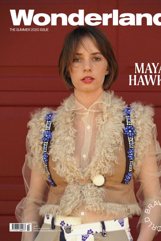 MAYA HAWKE on the Cover of Wonderland Magazine, Summer 2020