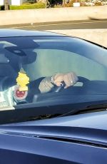MEGAN FOX and Machine Gun Kelly Driving Out in Calabasas 05/15/2020