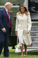 MELANIA and Donald TRUMP Returns to the White House in Washington, D.C. 05/25/2020
