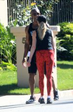 MELANIE GRIFFITH Out Jogging with a Friend in Beverly Hills 05/26/2020