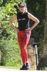 MELANIE GRIFFITH Out Jogging with a Friend in Beverly Hills 05/26/2020