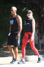 MELANIE GRIFFITH Out Jogging with a Friend in Beverly Hills 05/26/2020