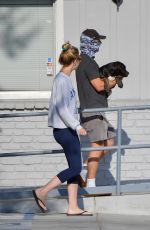 MIA GOTH and Shia Labeouf Take Their Dog to a Vet in Pasadena 05/01/2020