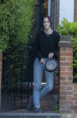 MICHELLE DOCKERY Outside Her Home in London 05/28/2020