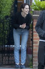 MICHELLE DOCKERY Outside Her Home in London 05/28/2020