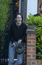 MICHELLE DOCKERY Outside Her Home in London 05/28/2020