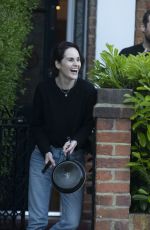 MICHELLE DOCKERY Outside Her Home in London 05/28/2020