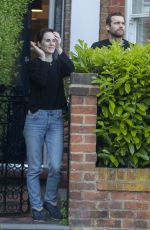 MICHELLE DOCKERY Outside Her Home in London 05/28/2020