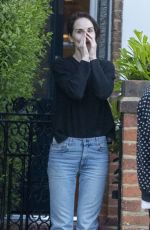 MICHELLE DOCKERY Outside Her Home in London 05/28/2020