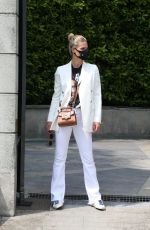 MICHELLE HUNZIKER Out Shopping in Bergamo 05/23/2020