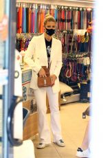 MICHELLE HUNZIKER Out Shopping in Bergamo 05/23/2020