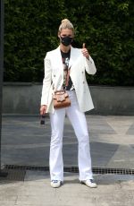MICHELLE HUNZIKER Out Shopping in Bergamo 05/23/2020