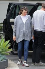 MILLA JOVOVICH Arrives at a Friends House in Los Angeles 05/12/2020