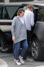 MILLA JOVOVICH Arrives at a Friends House in Los Angeles 05/12/2020