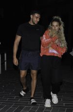 MOLLY MAE HAGUE and Tommy Fury Out with Their Dog in Manchester 05/28/2020