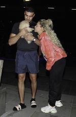 MOLLY MAE HAGUE and Tommy Fury Out with Their Dog in Manchester 05/28/2020
