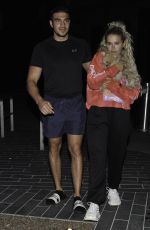 MOLLY MAE HAGUE and Tommy Fury Out with Their Dog in Manchester 05/28/2020
