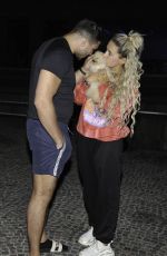 MOLLY MAE HAGUE and Tommy Fury Out with Their Dog in Manchester 05/28/2020