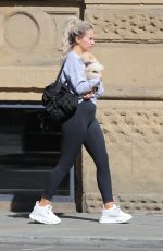 MOLLY MAE HAGUE and Tommy Fury Out with Their Dog in Manchester 05/29/2020