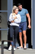 MOLLY MAE HAGUE and Tommy Fury Out with Their Dog in Manchester 05/29/2020