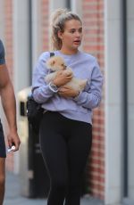 MOLLY MAE HAGUE and Tommy Fury Out with Their Dog in Manchester 05/29/2020