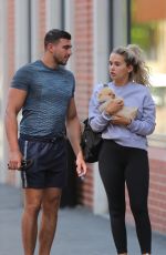 MOLLY MAE HAGUE and Tommy Fury Out with Their Dog in Manchester 05/29/2020