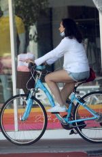 MOLLY SHANNON Out Riding a Bike in Santa Monica 05/21/2020