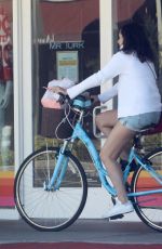 MOLLY SHANNON Out Riding a Bike in Santa Monica 05/21/2020