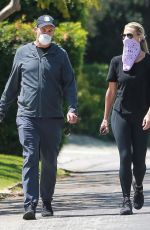 MOLLY SIMS and Scott Stuber Out in Santa Monica 05/01/2020