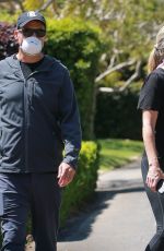 MOLLY SIMS and Scott Stuber Out in Santa Monica 05/01/2020