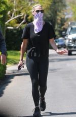 MOLLY SIMS and Scott Stuber Out in Santa Monica 05/01/2020
