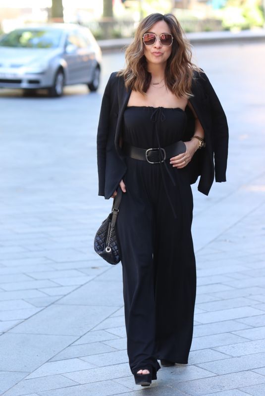 MYLEENE KLASS Arrives at Global Studios in London 05/12/2020