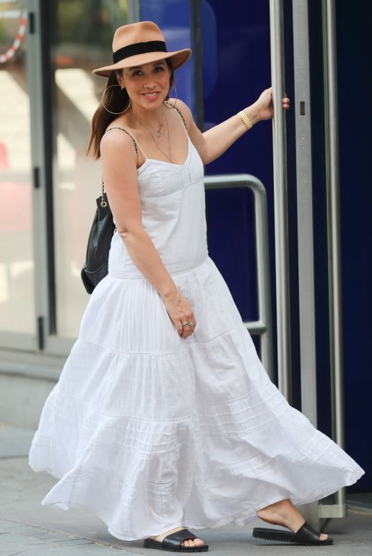 MYLEENE KLASS Arrives at Smooth Radio in London 05/09/2020