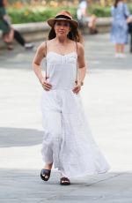 MYLEENE KLASS Arrives at Smooth Radio in London 05/09/2020