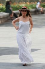 MYLEENE KLASS Arrives at Smooth Radio in London 05/09/2020