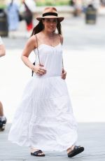 MYLEENE KLASS Arrives at Smooth Radio in London 05/09/2020
