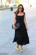 MYLEENE KLASS Arrives at Smooth Radio in London 05/28/2020