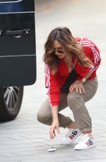 MYLEENE KLASS Arrives at Smooth Radio Show in London 05/05/2020