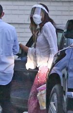 NAOMI CAMPBELL Wearing Face Mask and Shields Out in London 05/27/2020
