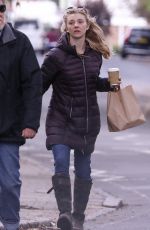 NATALIE DORMER and David Oakes Out with Their Dog in London 05/01/2020