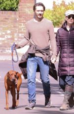 NATALIE DORMER and David Oakes Out with Their Dog in London 05/14/2020